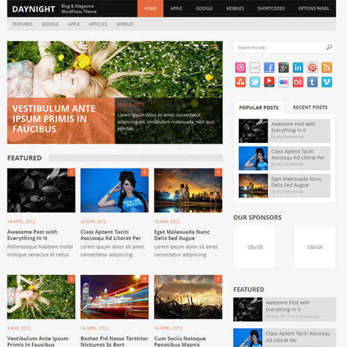 MyThemeShop Daynight WordPress Theme MyThemeShop Daynight WordPress Theme