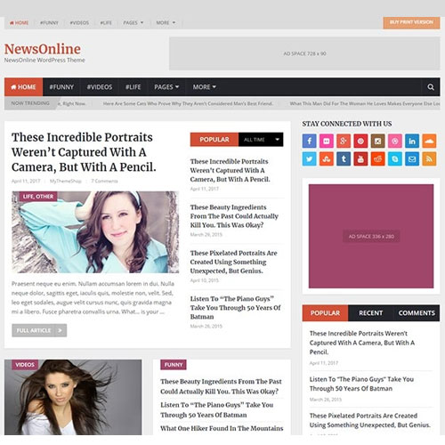 MyThemeShop NewsOnline WordPress Theme MyThemeShop NewsOnline WordPress Theme
